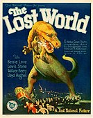 『キング・コング』（1933年）にも影響を与えた『ロスト・ワールド』（1925年）。