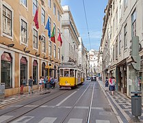 Ruelle du centre-ville lisboète.