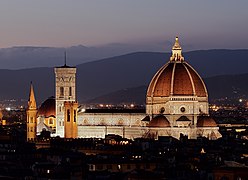 Cathédrale Santa Maria del Fiore à Florence en Toscane (XIIIe – XVIIe siècle).