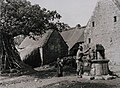 Langonnet : la ferme du Quinquis vers 1905 (photographie de Philippe Tassier).
