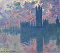 1902: Houses of Parliament, Sunset by Monet