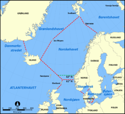 Grønlandshavet i Norskehavet