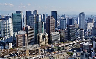 Skyscrapers in Umeda district