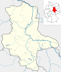 Schkopau ubicada en Sajonia-Anhalt