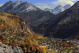 View over Hunza from the fort