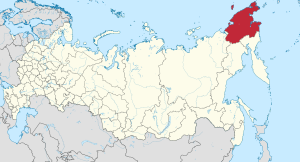 Чукотский автономный округ на карте