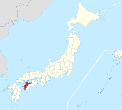 Prefettura di Ehime - Localizzazione