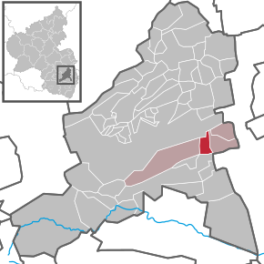 Poziția Friedelsheim pe harta districtului Bad Dürkheim