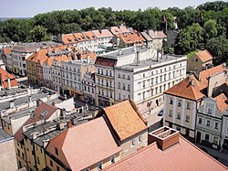 Paczków - vista da Cidade Velha