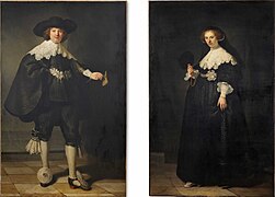 Rembrandt Dvojni portreti Maertena Soolmansa i Oopjen Coppit, oko 1634.
