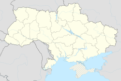 Zolotjiv ligger i Ukraine