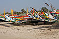 ガンビアの漁船