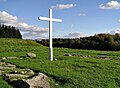 Kreuz an der Stelle der ehemaligen Kirche von Koroinen