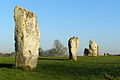 Stones 8, 7, 6 and 5, from left to right. South-west quadrant.