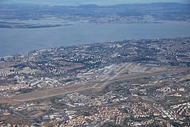 Aéroport vu du ciel.