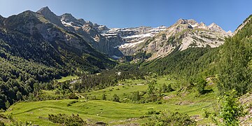 Cirque de Gavarnie in the Pyrénées National Park, France