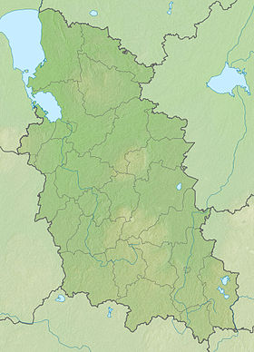 Voir sur la carte topographique de l'oblast de Pskov