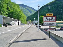 enirejo de la komunumoparto Salins-les-Thermes