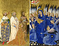 Díptico Wilton, 1395-1399. National Gallery of London