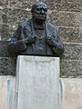 Winston Churchill bust near British Embassy in Prague - Malá Strana, Czechia