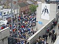 Crowds around Croke Park on match day