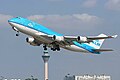 KLM Boeing 747-400 departing from Kuala Lumpur International Airport