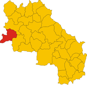 Localizarea Radicondoli în Provincia Siena