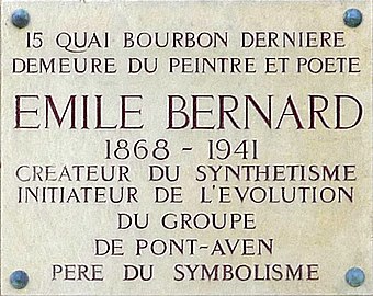 Plaque commémorative.