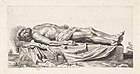 Тело умершего Христа. Между 1616 и 1657. По картине Тициана. Гравюра резцом на меди