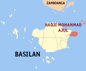 Mapa a pakabirukan ti Hadji Mohammad Ajul