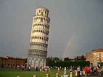 Pizas tornis. (1372) Piza, Itālija.