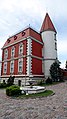 Rote Villa von 1890 in Ustka, in der Bismarck wohnte