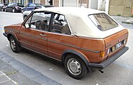 VW Golf Cabriolet (1979–1986)