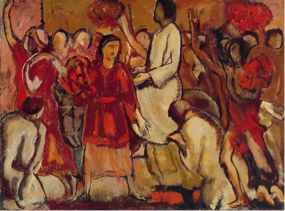 Indtoget i Jerusalem, Palmesøndag, 1918