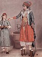 Turkse dame met bediende (1742) Jean-Étienne Liotard