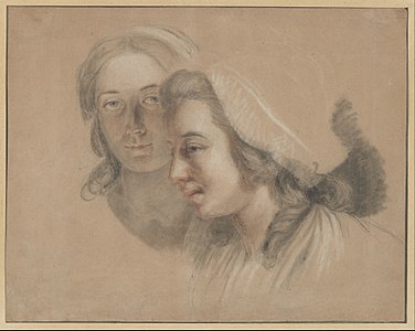 Marie Gabrielle Capet eta Marie Marguerite Carreaux de Rosemond, 1785 ingurukoa
