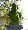 Cpt. Ľudovít Kukorelli memorial bust in Habura