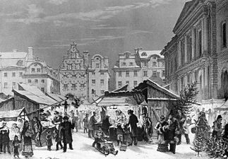 Gamla stans julmarknad 1874