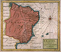 Brasil, Divided into its Captainships (1709)