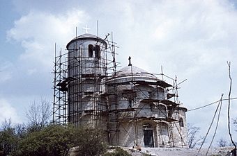 Rekonstrukce rotundy v 70. letech 20. století