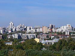 Pogled na Barnaul z Nagornega parka