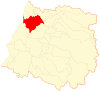 Location of Curepto commune in the Maule Region