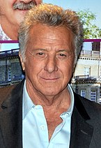 Photo of Dustin Hoffman at the Paris premiere of Quartet.