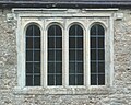 Four-light window in St George's parish church