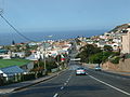 'n Uitsig oor Mosselbaai se stadsentrum