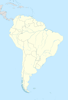 トルヒーリョの位置（南アメリカ内）