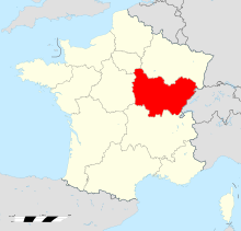 ブルゴーニュ＝フランシュ＝コンテの位置