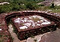 Remnants of a stupa on Ghanikonda