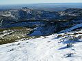 Cim Vizcodillo, vistes cap al llac Truchillas