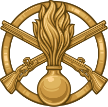 В качестве эмблемы бригады используется знак механизированных войск Украины.
